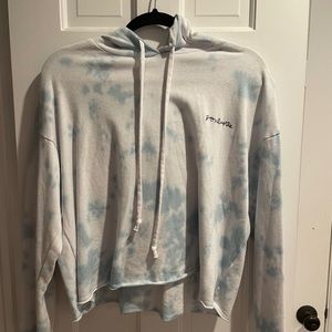 Hoodie sweatshirt from a soul cycle and sundry cross over event